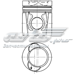 94446600 Kolbenschmidt pistón completo para 1 cilindro, std