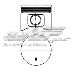 93754613 Kolbenschmidt pistón completo para 1 cilindro, cota de reparación + 0,50 mm