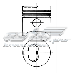 93625600 Kolbenschmidt pistón completo para 1 cilindro, std