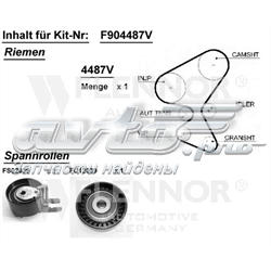 F904487V Flennor kit correa de distribución