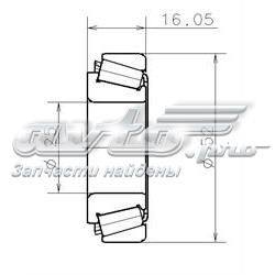 EC12557S02H206 SNR rodamiento caja de cambios