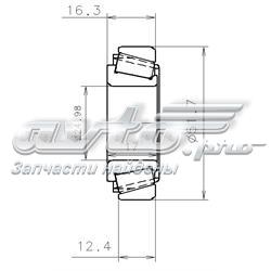 Rodamiento caja de cambios EC41444H206 SNR