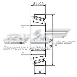 EC42217S01H206 SNR rodamiento caja de cambios