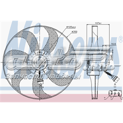 Comprar 85725 Nissens Ventilador del motor