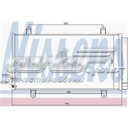 940443 Nissens condensador aire acondicionado