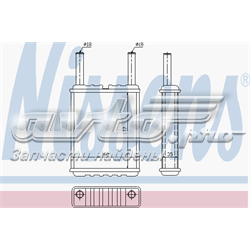 Radiador de calefacción 71958 Nissens