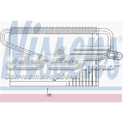 Evaporador, aire acondicionado 92245 Nissens