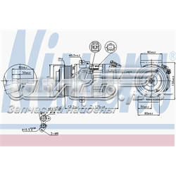 Compresor ac Nissens 89392 precio, desde 310,44 EUR