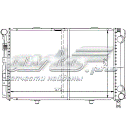 Radiador refrigeración del motor 62671 Nissens