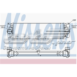 96526 Nissens Radiador de intercooler
