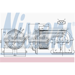 Comprar 87022 Nissens Motor de calefacción