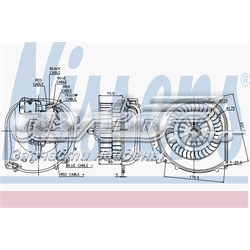 Ventilador de calefacción Nissens 87100 precio, desde 120,97 EUR