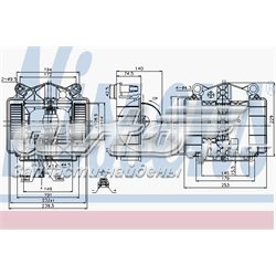 Comprar 87110 Nissens Motor de calefacción