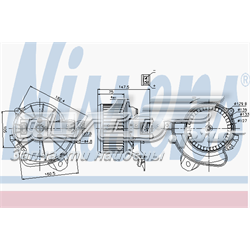 Comprar 87086 Nissens Motor de calefacción