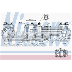 89186 Nissens Compresor climatizador
