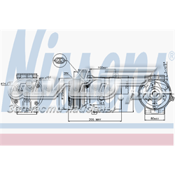 Compresor ac Nissens 89435 precio, desde 236,86 EUR