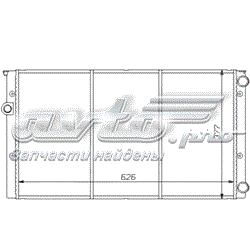 65247 Nissens radiador refrigeración del motor