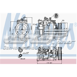 89210 Nissens Compresor climatizador
