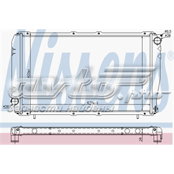 Radiador refrigeración del motor 67740 Nissens