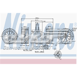 Comprar 87037 Nissens Motor de calefacción