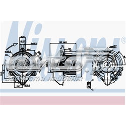 Ventilador habitáculo 87131 Nissens
