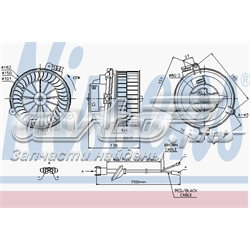 Ventilador habitáculo 87153 Nissens