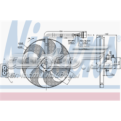 Ventilador del motor 85683 Nissens