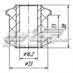 2013 Metgum silentblock de amortiguador trasero