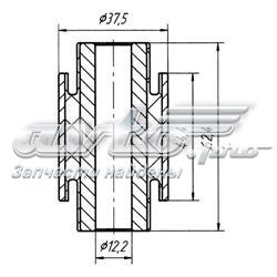 0206 Metgum silentblock de suspensión delantero inferior