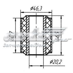 03-10 Metgum silentblock delantero de ballesta delantera