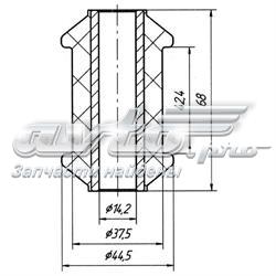 Silentblock de suspensión delantero inferior Ford Transit 6 V347/8