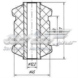 04-07 Metgum suspensión, brazo oscilante trasero inferior