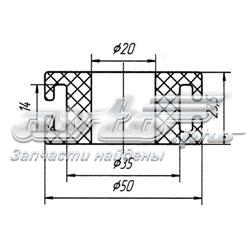 Casquillo del soporte de barra estabilizadora delantera BC0201 Bcguma