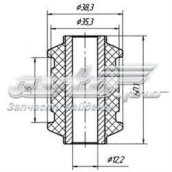 08-29 Metgum silentblock de brazo de suspensión delantero superior