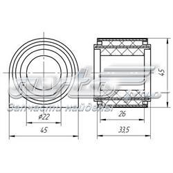 Comprar 0853 Metgum Buje de barra estabilizadora delantera