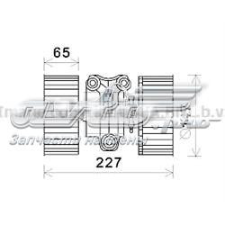 BW8470 AVA motor eléctrico, ventilador habitáculo