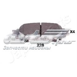 PP228AF Japan Parts pastillas de freno traseras