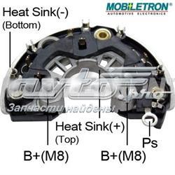 RB929HV Mobiletron alternador diodo puente rectificador