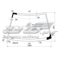 Luna delantera para Toyota Corolla  (E12)