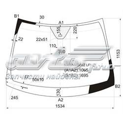 2516700101 Mercedes Parabrisas delantero 