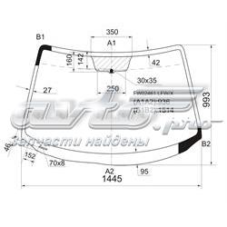 Cristal parabrisas Mazda BP4K63900B precio, desde 115,16 EUR