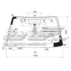 Cristal parabrisas Nissan/Infiniti 72700EB301 precio, desde 260,05 EUR