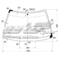 Parabrisas 73111SN7G10 Honda