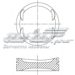 PN53030 Autowelt pistón completo para 1 cilindro, std