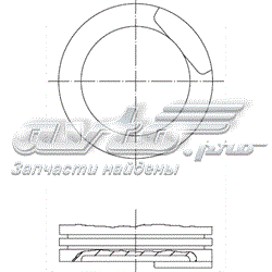 PN53040 Autowelt pistón completo para 1 cilindro, std