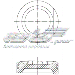 PN51050 Autowelt pistón completo para 1 cilindro, std