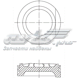 PN51080 Autowelt pistón completo para 1 cilindro, std