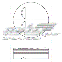 PN51120 Autowelt pistón completo para 1 cilindro, std