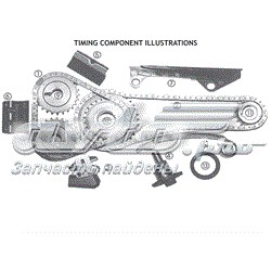 TK33000 Autowelt kit de cadenas de distribución