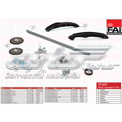 Kit de cadena de distribución TCK87 FAI